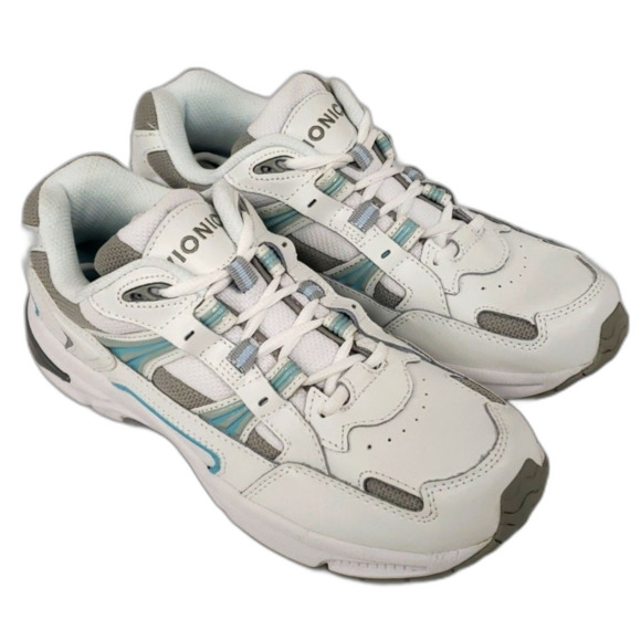 Orthaheel Walker Womens Plantar Fasciitis Shoe  White Blue 8 US - Picture 1 of 6
